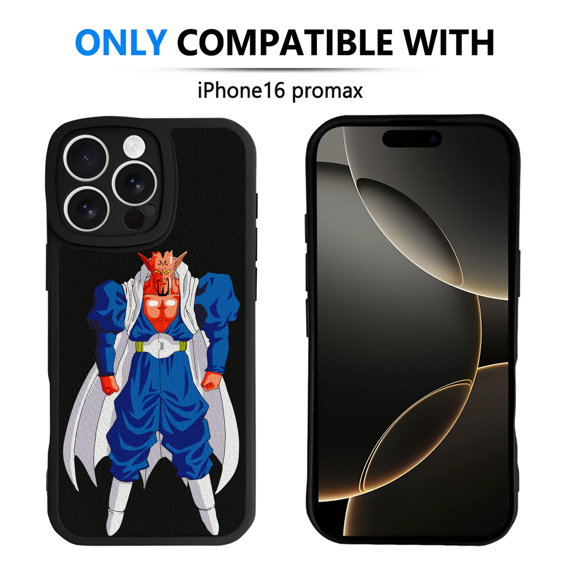 （画像用） ドラゴンボール DRAGON BALL 【iPhone 16シリーズ対応】シリコンスマホケース（レザー調） 材質：シリコン
